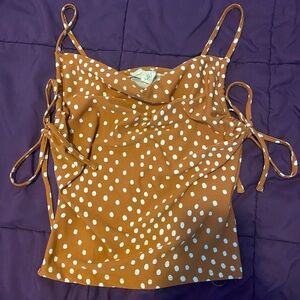 Extra small polkadot tank top